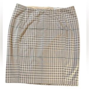 NWOTLiverpool Los Angeles women’s plaid pencil pull-on shirt,size petite 14/32.
